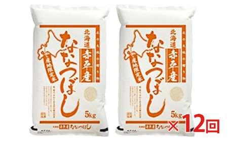 ななつぼし精米 北海道産 ななつぼし【10kg(5kg×2袋)】【定期便12回】