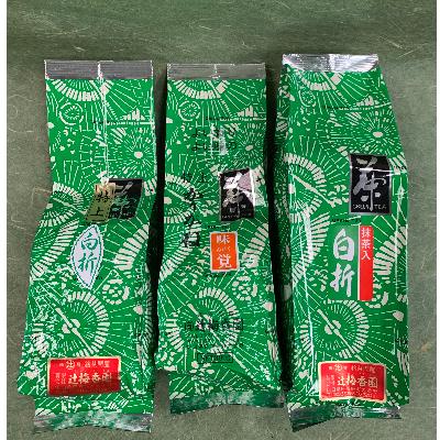 ふるさと納税 田布施町 日本茶「特上かりがね&抹茶入り白折、茎茶を堪能」セット |  | 01