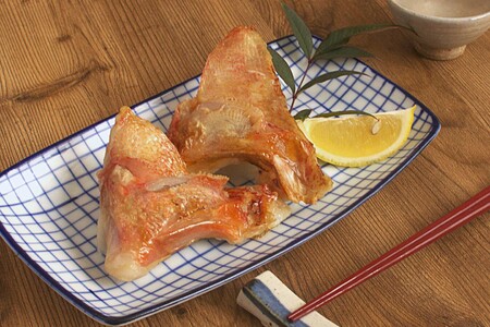 訳あり きんきカマ 深層海塩仕込み(300g)×8 | キンキ 吉次 きちじ キチジ 焼魚 貴重部位 ym00009-8p