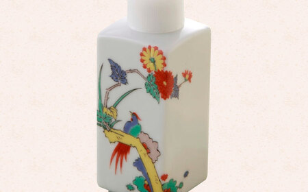有田焼 ポチっとちょいかけ 醤油さし 角型 花鳥 /やきもの工房 成[UDU064] 醤油差し