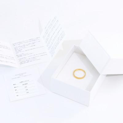 ふるさと納税 山梨県 K24 純金 シンプル リング 15号 20-4463 (1点) |  | 03