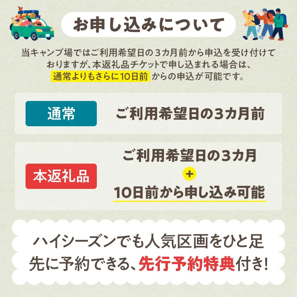 15-7 川根本町「アプトいちしろキャンプ場」利用券4,000円 （先行予約権付）