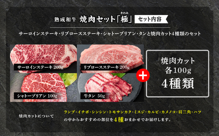 ≪黒毛和牛≫生体熟成和牛　焼肉セット 極 (きわみ)【エム牧場】