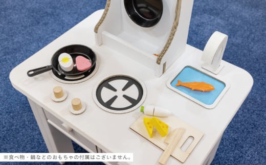 【組み立て簡単！】段ボールキッチン 安全遊具/ おもちゃ 子供用 キッズ キッズトイ【松美段ボール】 [OAN004]