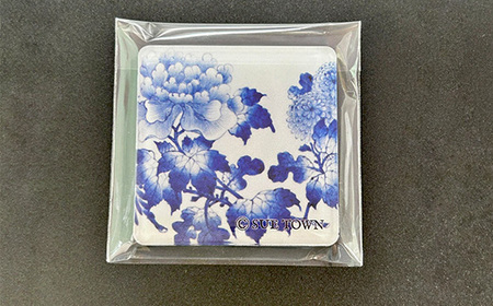 須恵町 ノベルティグッズ 須恵焼き(牡丹) マグネット