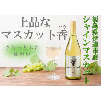 ふるさと納税 伊達市 シャインマスカットのワイン箱付き750ml×1本