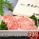 【ふるさと納税】長崎和牛 ロースステーキ（180g×3枚） 計540g ながさき牛 肉 霜降り 和牛 牛肉 お肉 冷凍 国産 長崎県 長崎市 送料無料