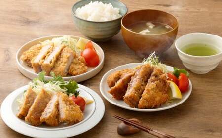 【3ヶ月定期便】 とんかつ 3種食べ比べセット 大分県産 豚肉 約1.6kg ×3回 合計4.8kg 【米の恵み】 ロース 肩ロース モモ トンカツ