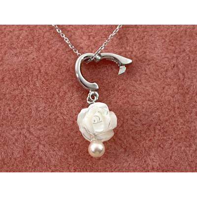 ふるさと納税 南国市 あこや真珠/ローズシェルペンダントトップ |  | 02