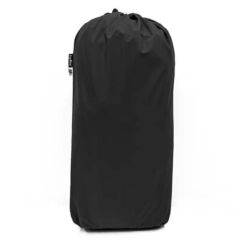 oxtos(オクトス) 透湿防水 スタッフバッグ 10L オーバル【ブラック】