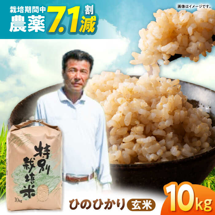 【ふるさと納税】【先行予約】【R7年新米】九州のこだわり「ひのひかり」玄米10kg / 米 おこめ お米 コメ 玄米 ヒノヒカリ ひのひかり 長崎県産 / 諫早市 / 上島農産 [AHAS004] 新米 しんまい