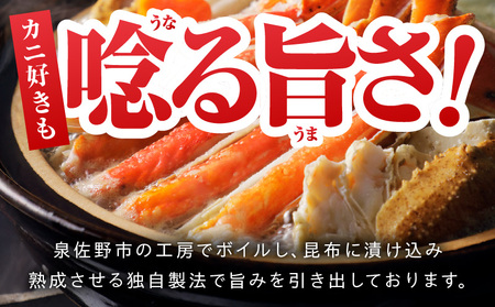 【訳あり規格】バルダイ種 ズワイガニ姿 1.5kg（2～5尾）【ボイル済み オオズワイガニ かに カニ 蟹 ズワイガニ ファミリー向け】