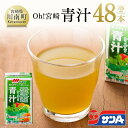 【ふるさと納税】 青汁 サンA 125ml 48本 セット 飲料 宮崎県産ケール 緑黄色野菜成分 食塩 砂糖を 不使用 九州 宮崎県 川南町 送料無料 F3013