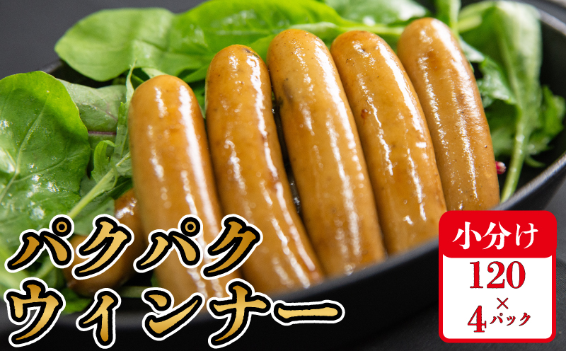 国産 ソーセージ パクパクウインナー 120g×4p 計480g 阿波美豚 リーベフラウ