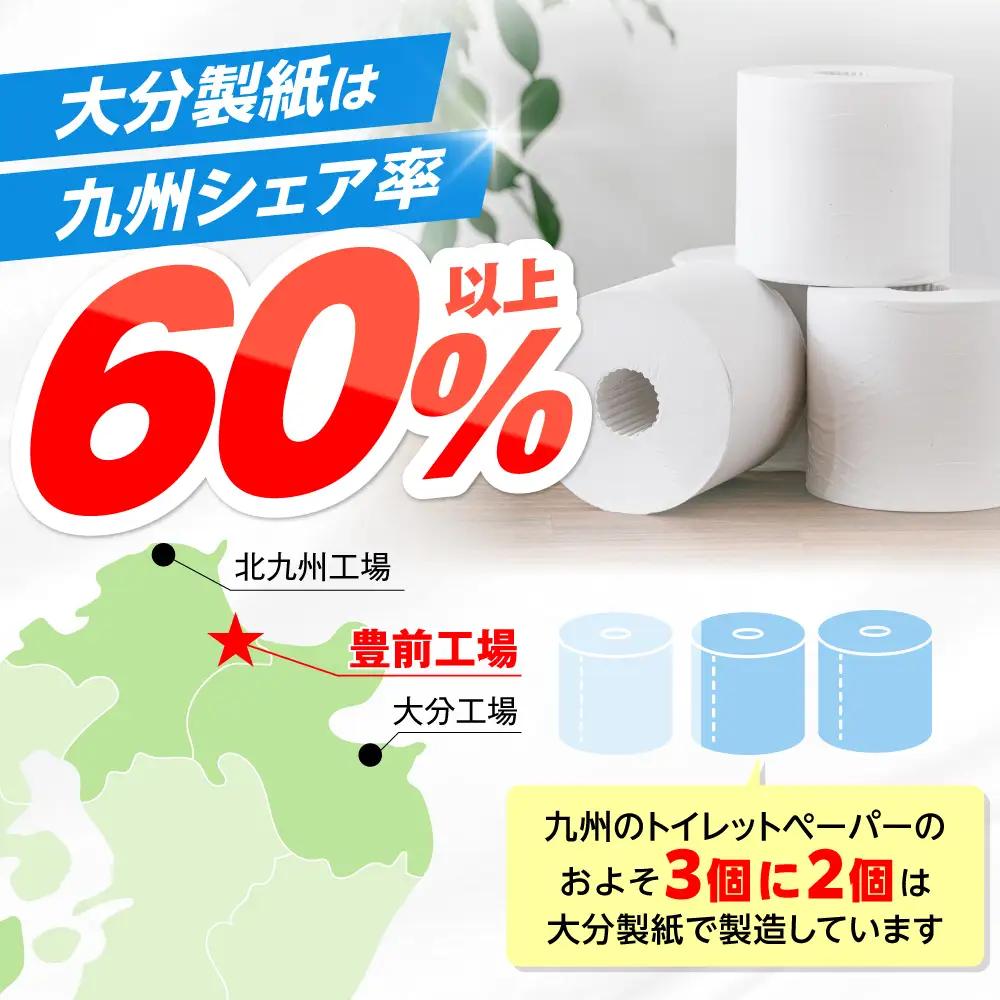 【全6回定期便】【細穴】トイレットペーパー ダブル 65m 6ロール×8P VAA044 トイレット