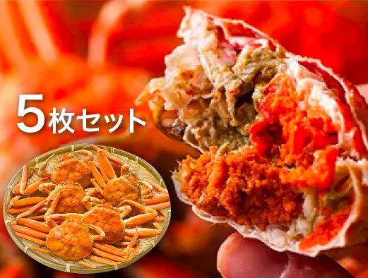
            【特選】親がに(せこがに) 5枚セット (浜茹)
          