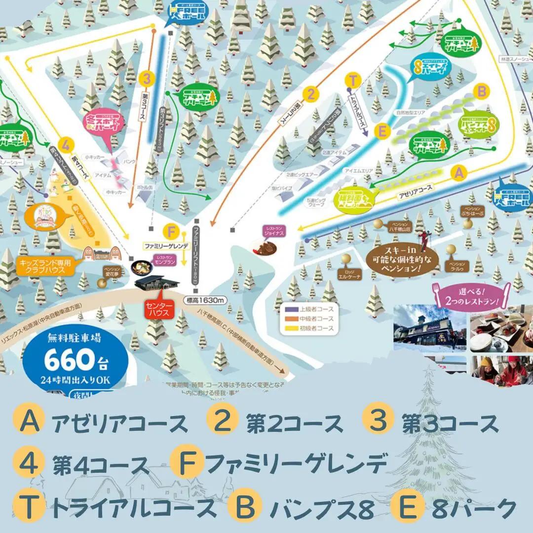 【2026-2027シーズン】八千穂高原スキー場　平日限定　リフト1日券　ファミリーBセット（大人2名・子ども1名　計3名）［AD-101-03］