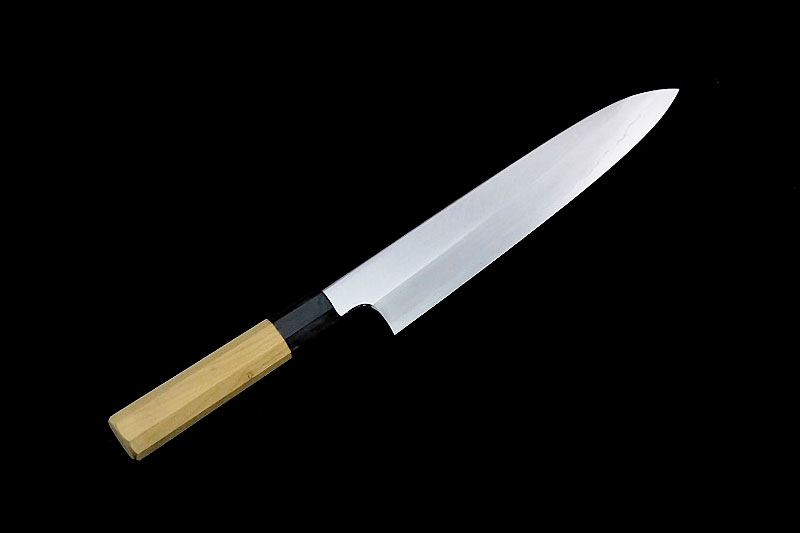 【ふるさと納税】和牛刀包丁210ミリ銀3鋼 砥石付き 包丁 日本製 和 牛刀 ステンレス 刃渡り21cm シェフナイフ 料理 高級 本格的 肉切り ふるさとのうぜい 故郷納税 148000円 返礼品 高知県 土佐市