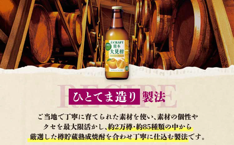 【定期便6回】 「寶CRAFT」熊本 大見柑 チューハイ 330ml 6本 九州限定 宝酒造 寶酒造 ご当地 熊本 おすすめ 国産 不知火町 晩酌 大見柑 特産 柑橘 クラフトチューハイ 爽やか 甘酸