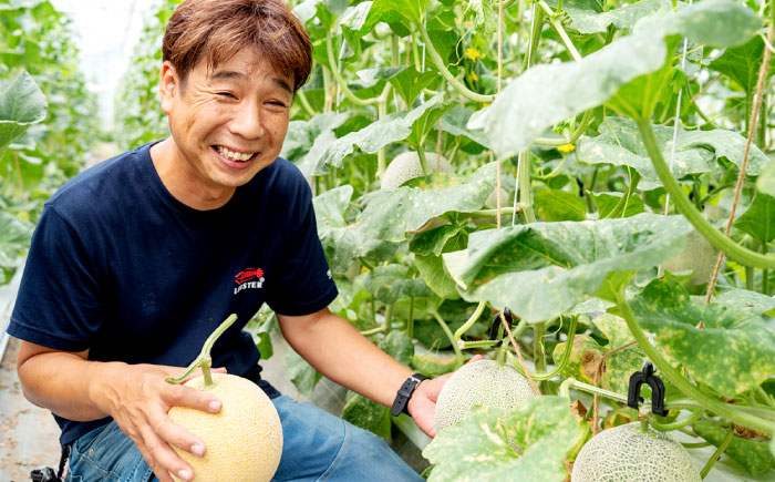 ゴールデンパールメロン1.3kg×1玉 島根県松江市/有限会社安藤農園 [ALID010]