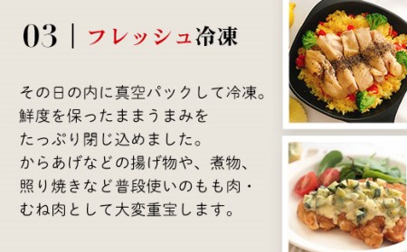 【京都府産 京丹波あじわいどり】もも肉&むね肉小分けセット 各300g×6袋(計12袋) 3.6kg FCBK006