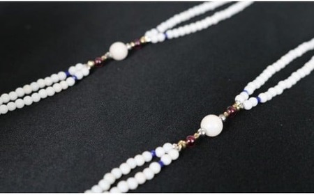 白珊瑚のデザインネックレス アクセサリー ネックレス ジュエリー 珊瑚 kn126