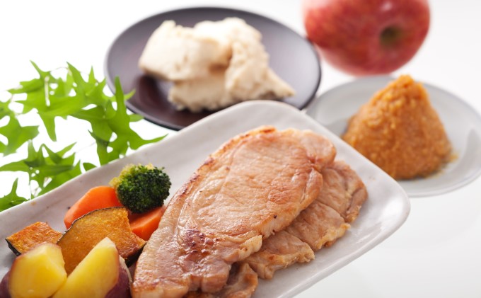 【極熟 香味和紙包みシリーズ】福島県産 豚 ロース 3種詰合