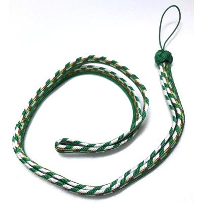 ふるさと納税 伊賀市 (組紐)ネックストラップ  平組　緑　 |  | 01