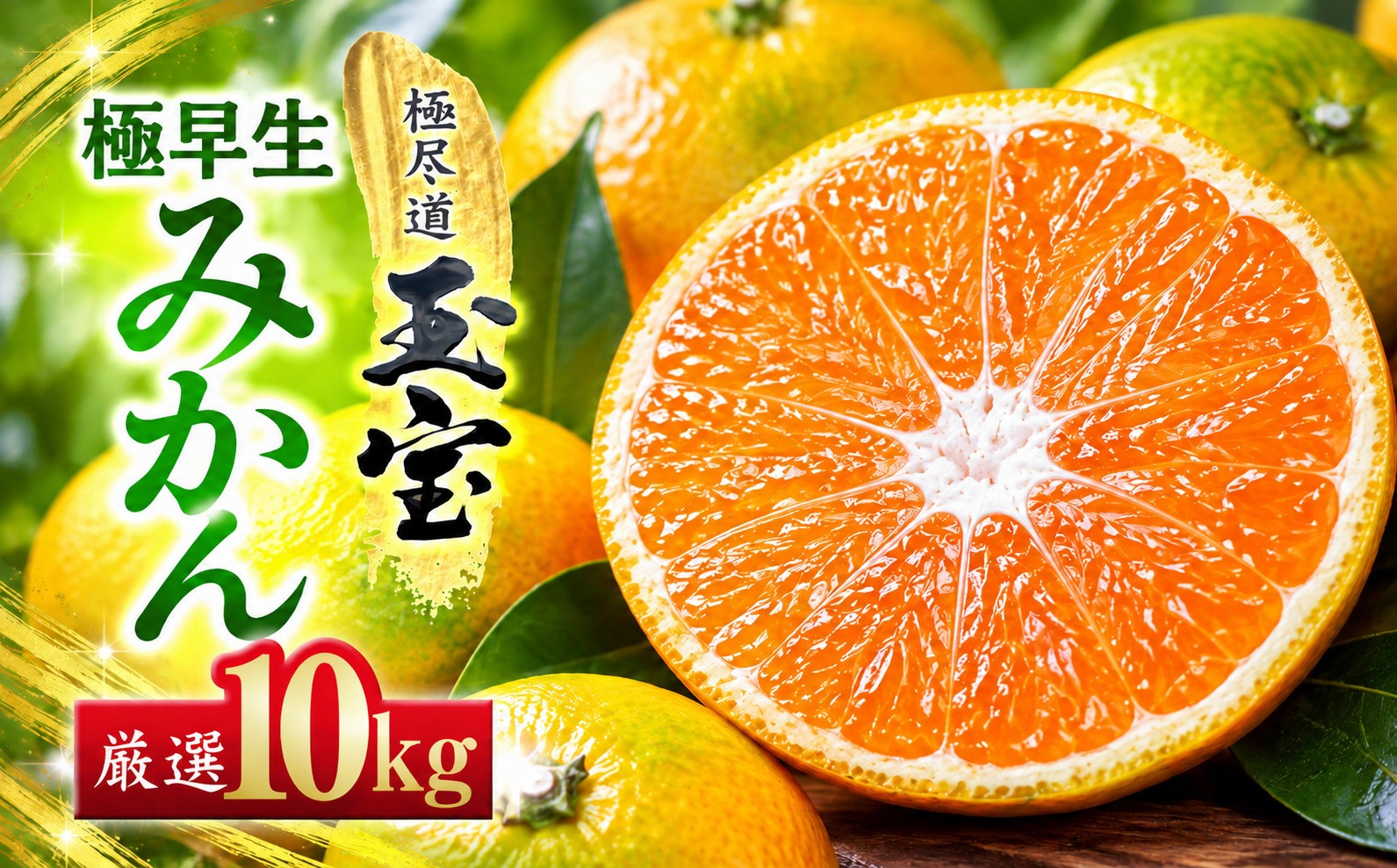 
                  ＜愛媛名産＞極早生みかん＜雫・・小玉＞ 10kg＜F64-24＞【1510680】 YWTY013
                