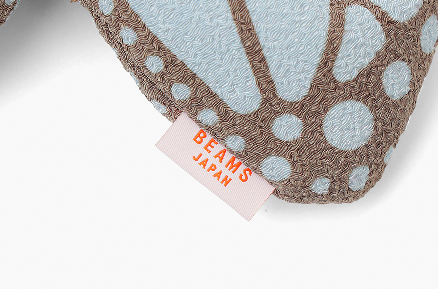 【BEAMS JAPAN】 COCHAE ちりめん巾着 蝶 舞鶴限定商品 