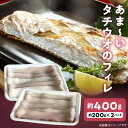 【ふるさと納税】タチウオ フィレ 約200g × 2パック 計 約400g 凍眠 瞬間冷凍 鮮度 そのまま 朝どれ 新鮮 旨み 食感 刺身 しゃぶしゃぶ 野菜巻 流水解凍 海の恵み お取り寄せ グルメ 宮崎県 延岡市 送料無料