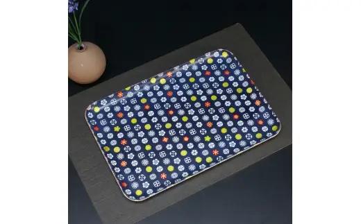 タツクラフト 友禅和紙トレー Ｍ 33cm 2枚セット 小花 小紋 【Tk310】【ttcf922-yum-8】