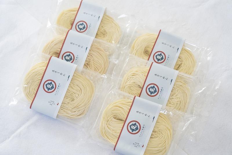 【ギフト用】生素麺(細口) 6個入り 4人家族向け（贈答用・熨斗つき）