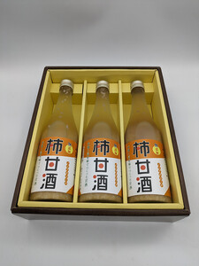 柿 果肉 ブレンド 甘酒 500mlx3 | ノンアルコール飲料 山本本家 