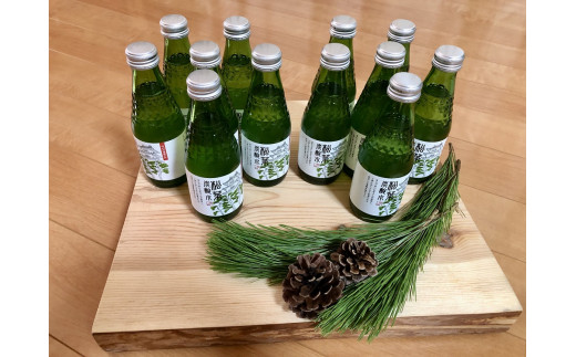 
【019-07】信州高遠産赤松:松葉炭酸水180ml×6本2箱
