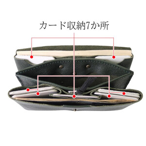 クラッチーノ ネクスト2　小型長財布（ブラウン）