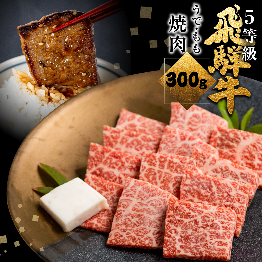 飛騨牛うでorもも焼肉 300g 焼き肉 BBQ 国産牛 国産 牛肉 肉 厳選 熟成 贈答用 Q1147