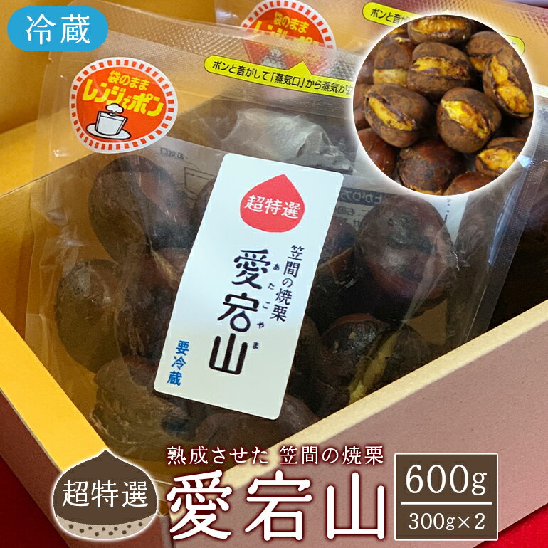 【ふるさと納税】超特選！ 熟成させた 笠間の焼栗 愛宕山 冷蔵 栗 くり クリ 焼き栗 電子レンジ レンジ調理 焼栗 きんとん 果物 デザート 栗ご飯 栗ごはん フルーツ 秋の味覚 スイーツ 熟成栗 和スイーツ プレゼント 贈答用 秋の味覚 甘栗 おやつ 茨城 国産 茨城県 笠間市