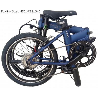 ふるさと納税 四日市市 電動アシストオリタタミ自転車　DAHON International Unio Matt Navy |  | 03
