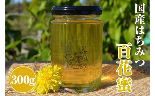 国産はちみつ　百花蜜 300g ／ 蜂蜜 ハチミツ 無添加 愛知県 特産品