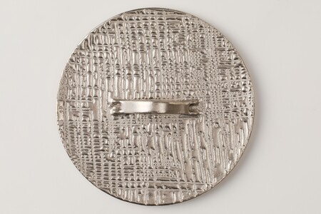 プラチナ巻水指　作者：山下　眞喜 【0032-062】陶芸 工芸品 陶器 茶道具 皿 鉢 美濃桃山陶 焼き物