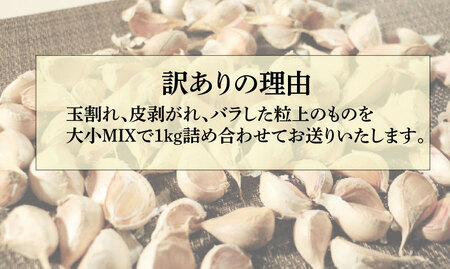 訳あり にんにく 1kg 玉割れ 不揃い にんにく 色ムラ バラ 野菜 にんにく 薬味 ハーブ にんにく 香辛料 健康 にんにく 免疫 ニンニク 石川ファーム にんにく 愛媛県 愛南町 にんにく 国産