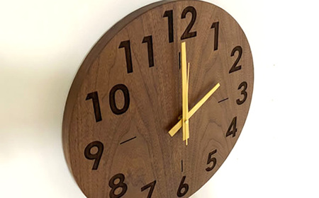 wood clock 330WN ｜ 壁掛け時計 木製