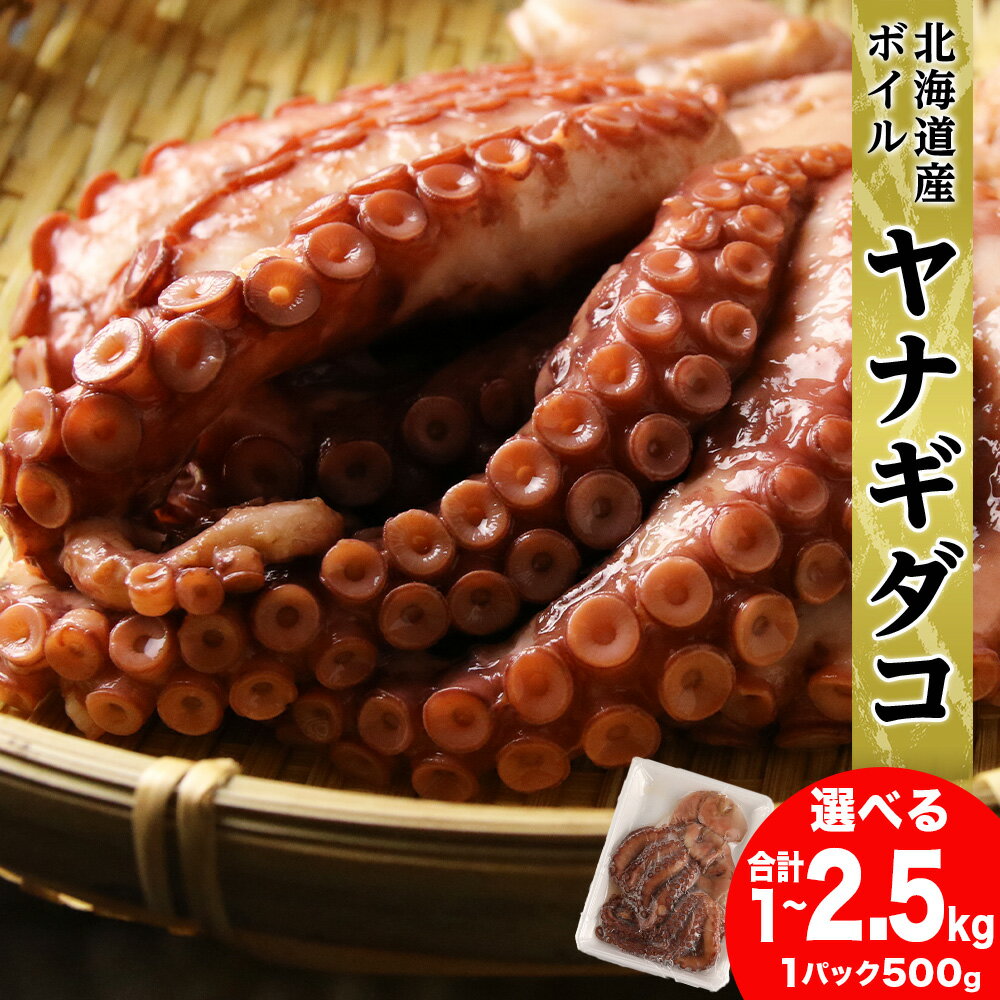 【ふるさと納税】【北海道産】ボイルヤナギダコ 選べる2～5個 1個500g タコ 海鮮 白老 三吉丸 AS113たこ タコ 蛸 茹でたこ 茹でタコ ボイルタコ ヤナギダコ 北海道ふるさと納税 白老 ふるさと納税 北海道