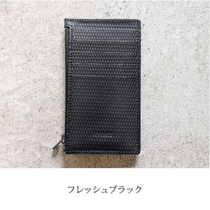 フラグメントケース【フレッシュブラック】《 薄型 薄型カードケース ミニ財布 薄い財布 カードケース コインケース 小銭入れ ミニマリスト 小さい 財布 ロシアンカーフ 本革 》