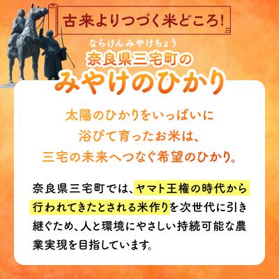 ふるさと納税 三宅町 特別栽培米 みやけのひかり 2合 300グラム お試し 無農薬米 奈良県三宅町 白米 ヒノヒカリ |  | 01