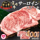 【ふるさと納税】＜宮崎牛サーロインステーキ 400g(約200g×2枚)＞ お肉 牛肉 国産 アウトドア BBQ バーベキュー【MI114-mk】【まきの屋】