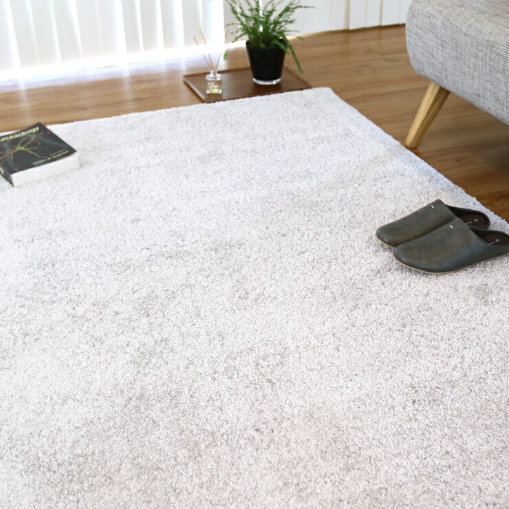 【ふるさと納税】カーペット フロッシュ2 シルバー 190cm×240cm｜日本製 国産 敷物 ラグ アース防ダニ 抗菌防臭 防炎 滑り止め 床暖ホットカーペット対応 [5082]