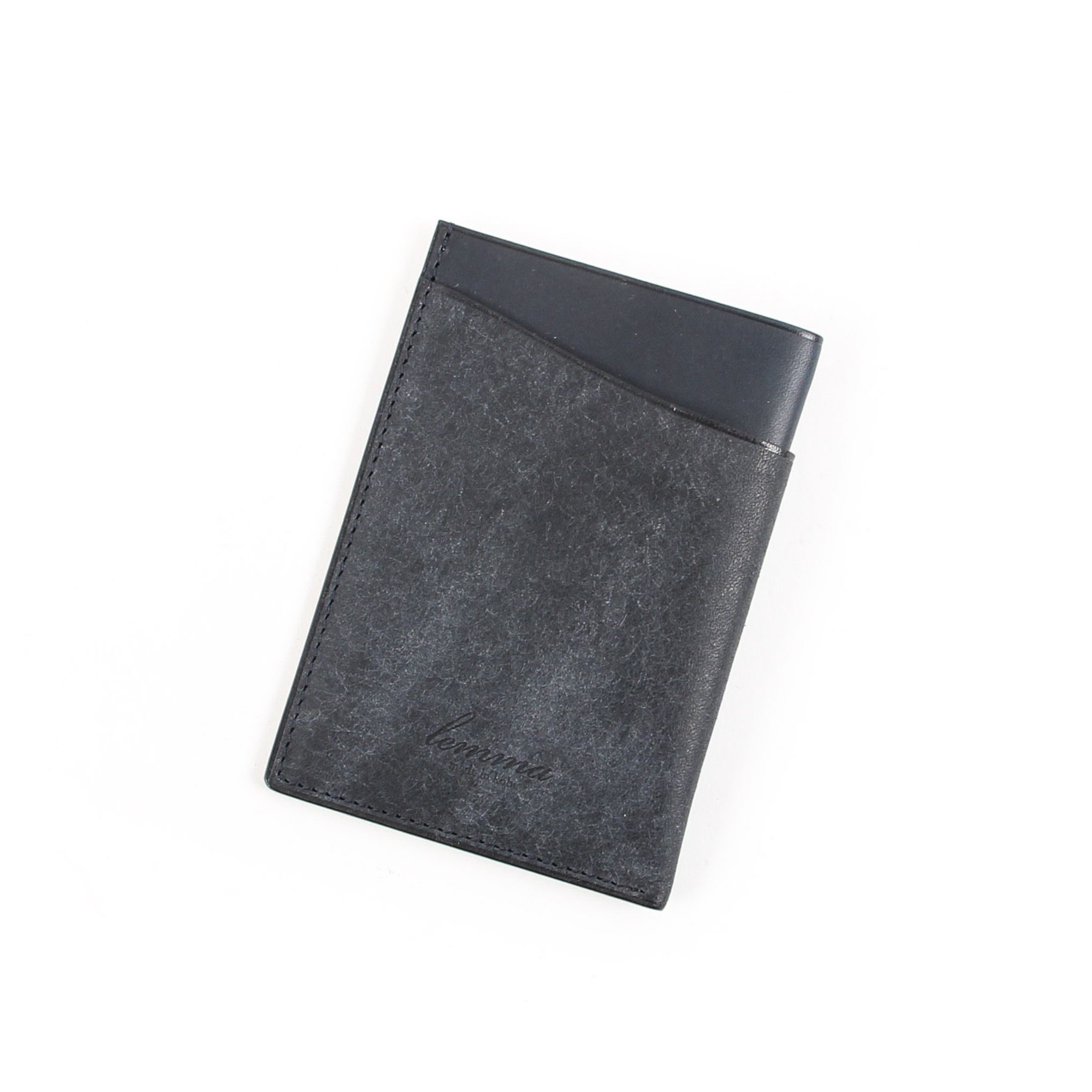 レンマ 二つ折り 定期入れ Olas オラス パスケース lemma ネイビー