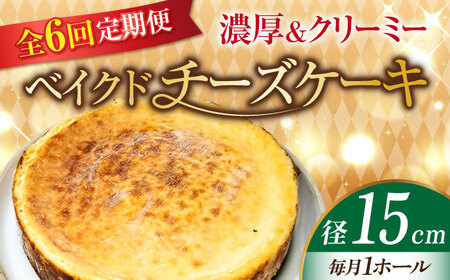 【全6回】ベイクドチーズケーキ5号 チーズケーキ[XBD028]